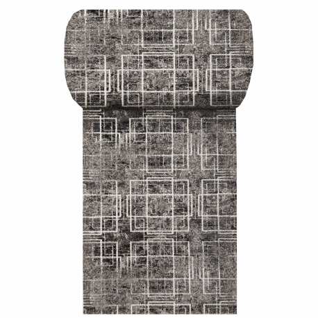 Szary chodnik dywanowy Panamero 09 - Szerokość od 60 do 150 cm